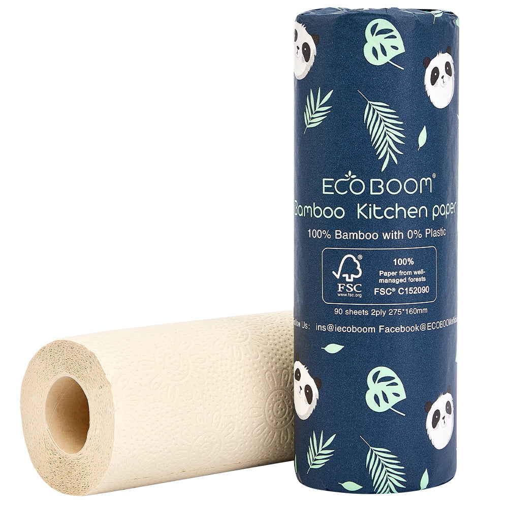 Eco Boom Biodegradable Kitchen Paper Towel (24 Rolls)