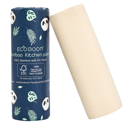 Eco Boom Biodegradable Kitchen Paper Towel (24 Rolls)