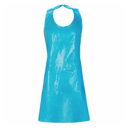 100 x Disposable Aprons – Blue