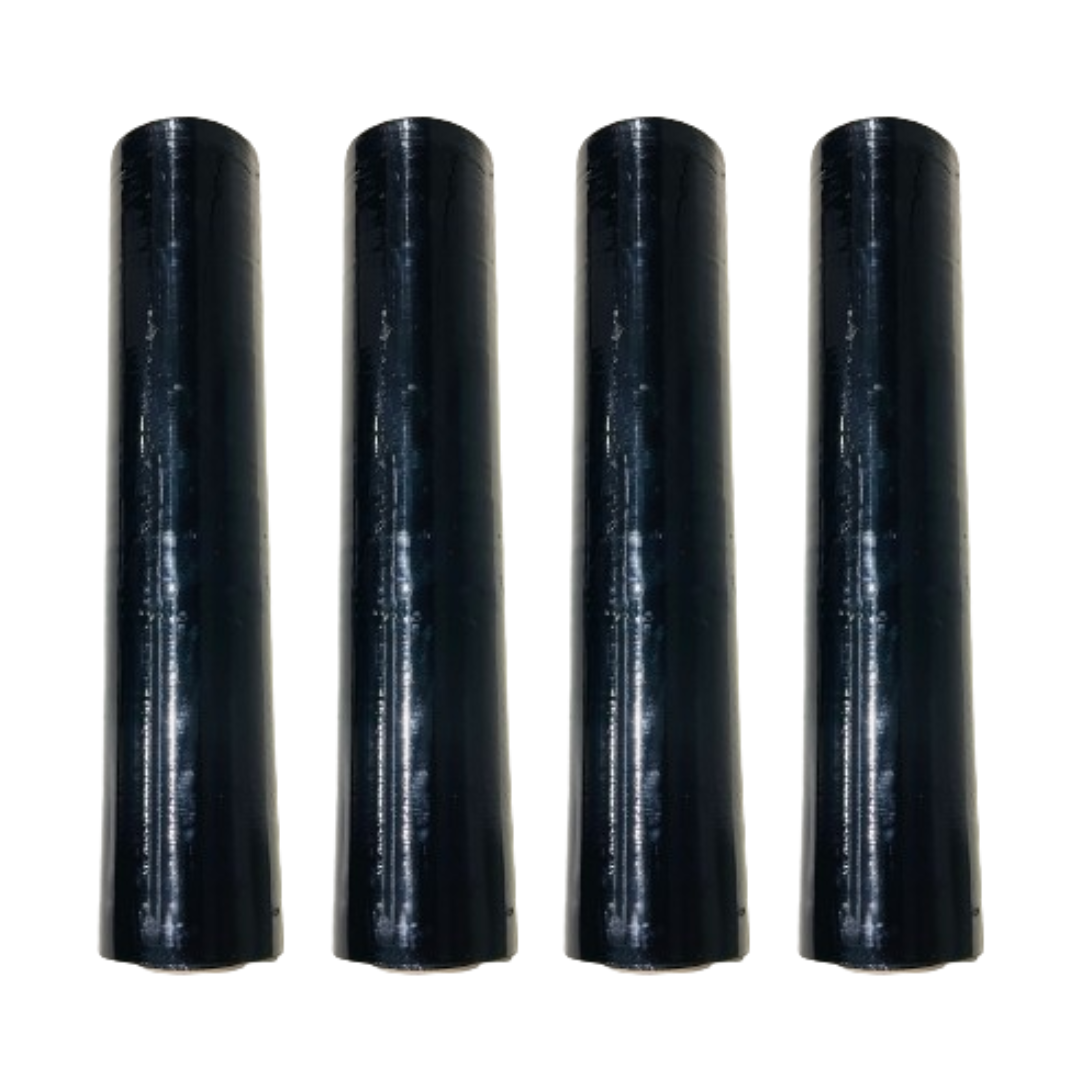 Black Shrink Wrap Rolls Strong Pallet Stretch Packing Cling Film