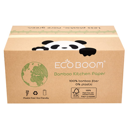 Eco Boom Biodegradable Kitchen Paper Towel (24 Rolls)