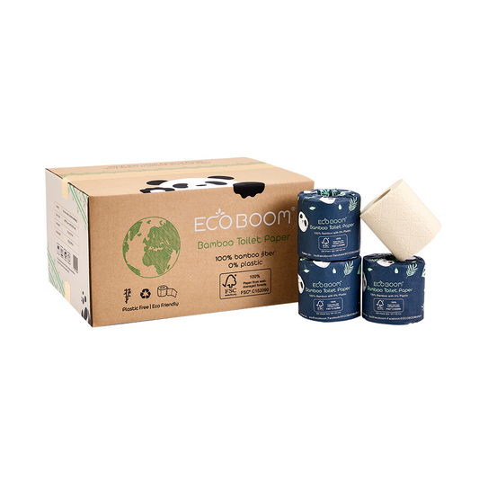 Eco Boom Biodegradable Toilet Paper Rolls (24 Rolls)