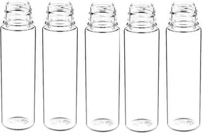 60ml Clear Empty Transparent Bottles (Pack of 5)