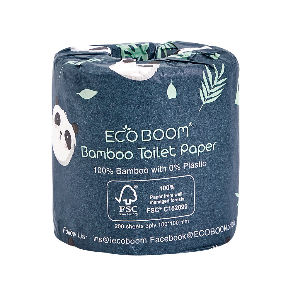 Eco Boom Biodegradable Toilet Paper Rolls (24 Rolls)