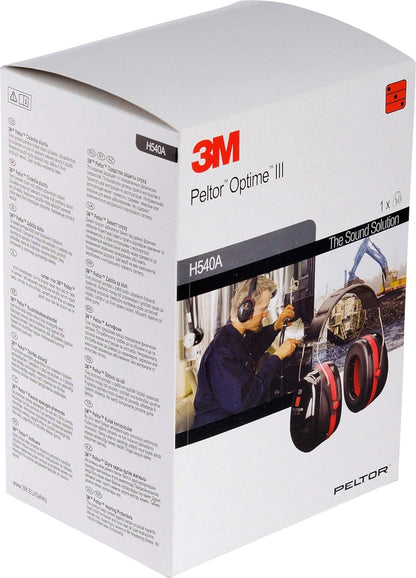 3M Peltor Optime III Ear Muffs Over The Head