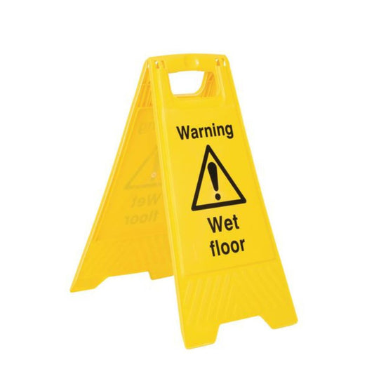 Caution Wet Floor Stand Economy Floor Stand