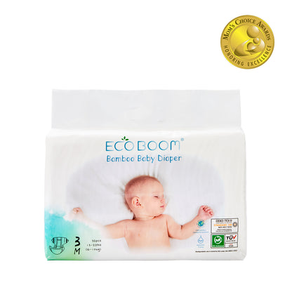 ECO BOOM PURE Biodegradable Baby Diaper (Small Pack)