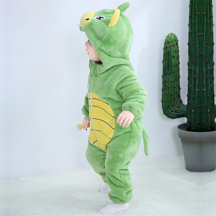 Jumpsuits Flannel Baby Boys' One-Piece Rompers Children Hooded Animal Clothing Girls Cosplay