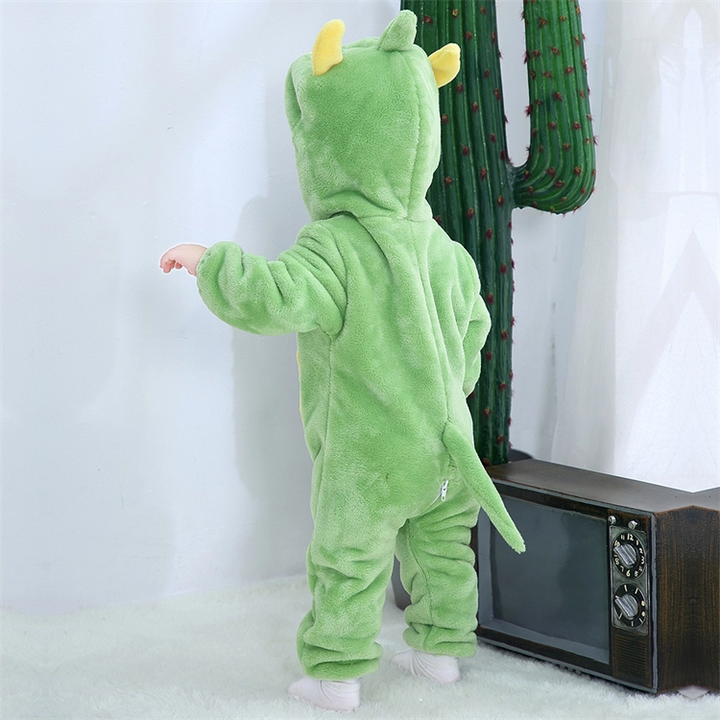 Jumpsuits Flannel Baby Boys' One-Piece Rompers Children Hooded Animal Clothing Girls Cosplay