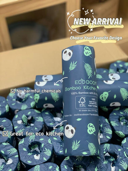 Eco Boom Biodegradable Kitchen Paper Towel (24 Rolls)